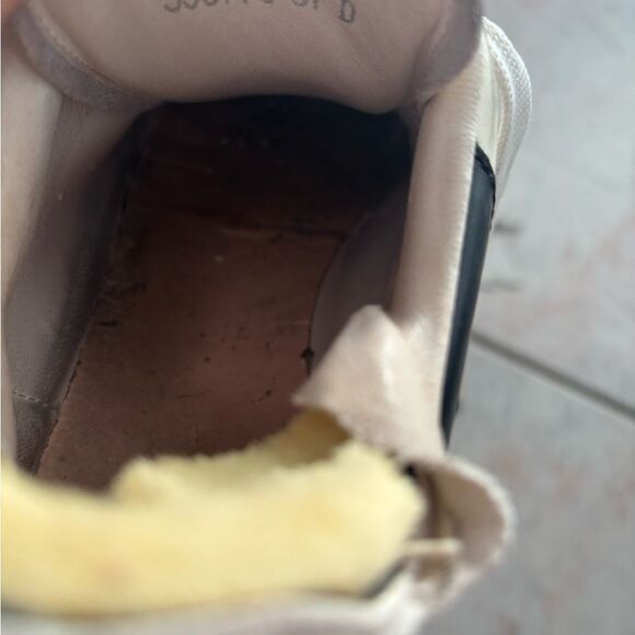 Alexander Mcqueen Oversized sneakers Leather LOW top shoes wedge bottom flats - Picture 8 of 8